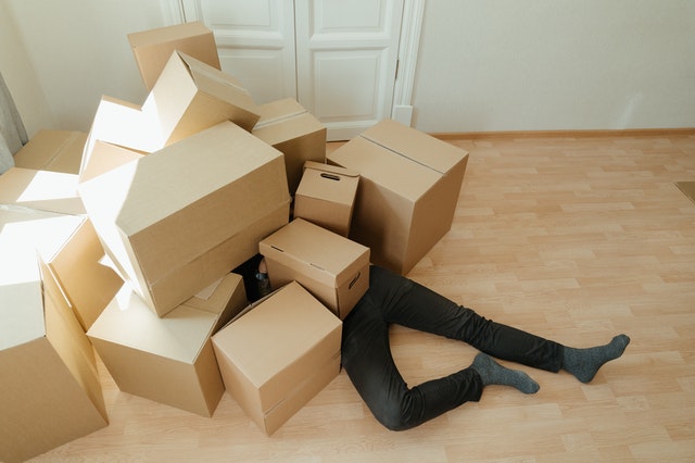 stěhování - krabice